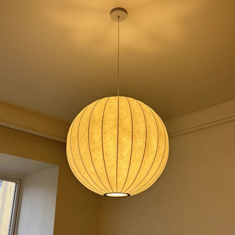 Nordic Silk Ball Chandelier