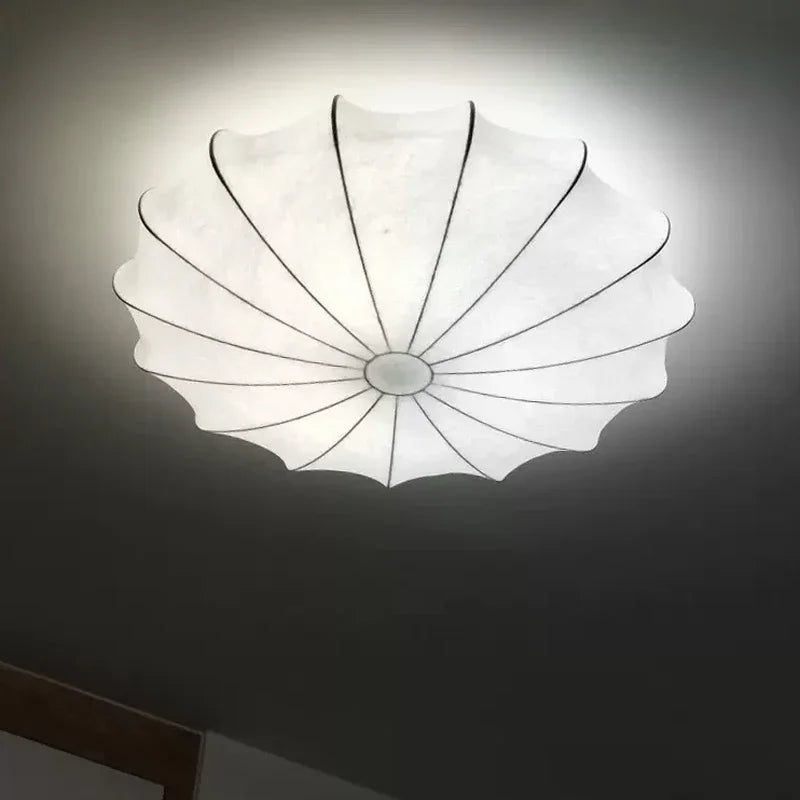 Nordic Silk Wabi-Sabi Ceiling Lamp