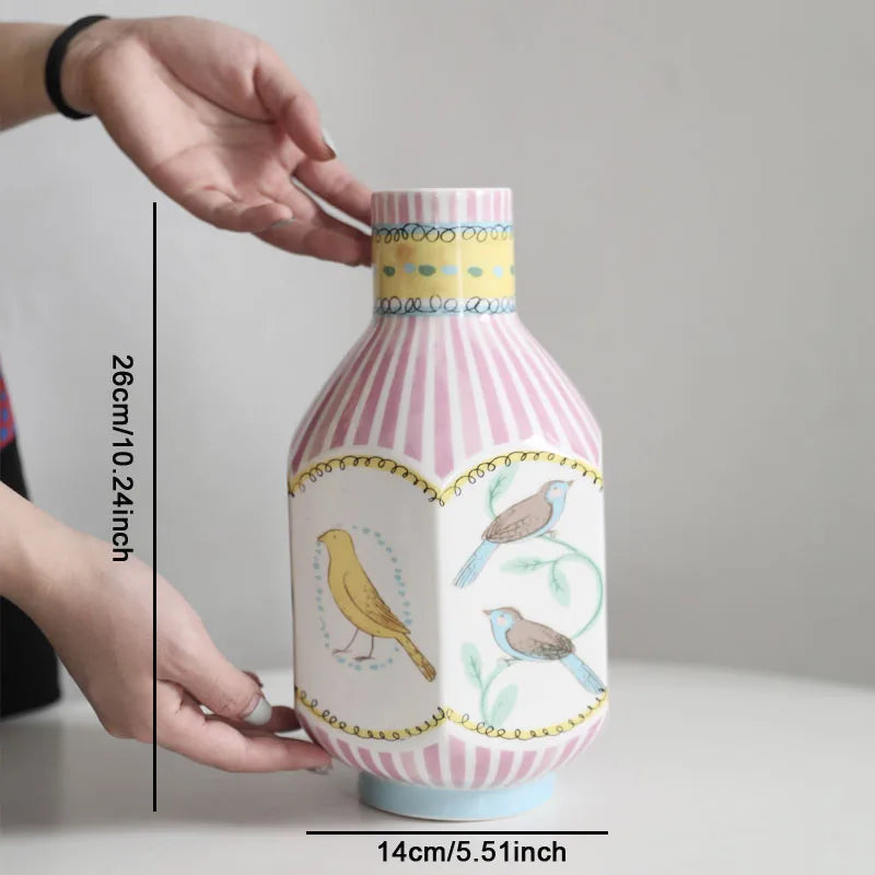 Double-Sided Ceramic Vase