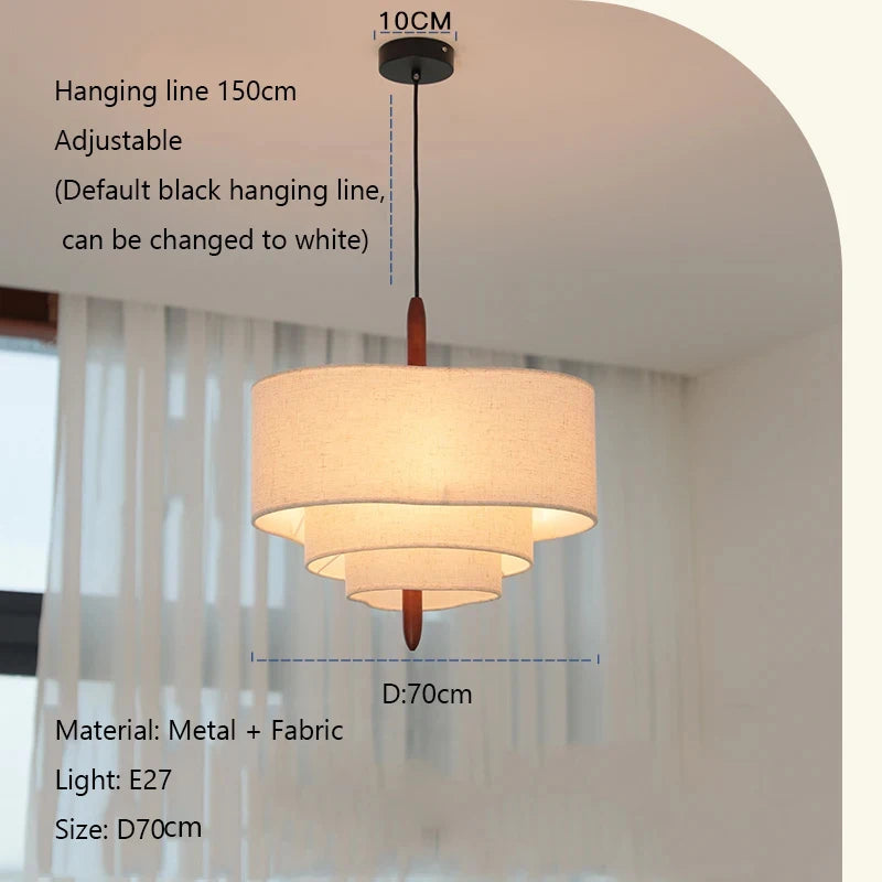 Minimalist Wabi-Sabi Pendant Lamp